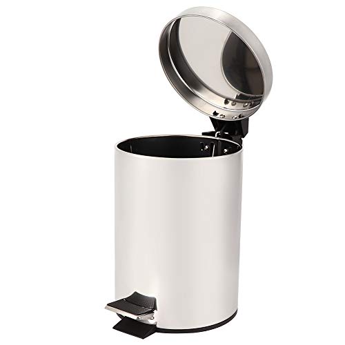 Caneca de basura de acero inoxidable 3L con pedal miniatura 4