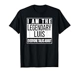 I am the Legendalシャツ、ルイスへのギフトアイデア Tシャツ