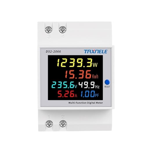 Compteur de fréquence et KWH actif sur rail DIN pour gérer la consommation de la maison