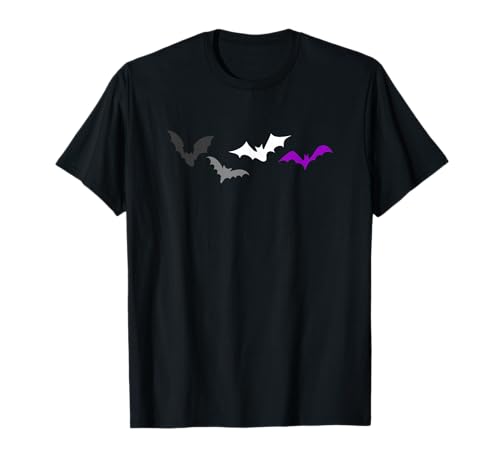 Asexuelle Halloween Fledermaus, LGBTQ Ace Pride, LGBT Asexualität Geschenk T-Shirt