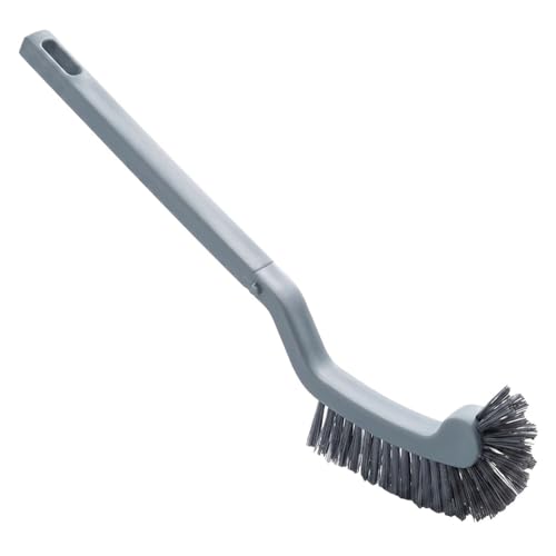 Toilet Brush à Manche Long Plastique, Brosse de Toilette de Nettoyage incurvée et coudée, Brosse WC Nettoyage en Profondeur, pour Le Ménage des Toilettes