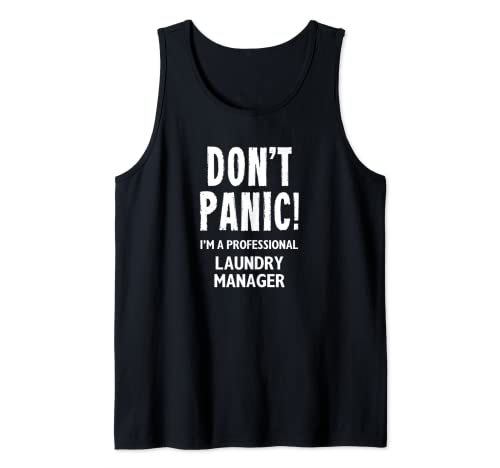 Gerente de Lavandería Camiseta sin Mangas