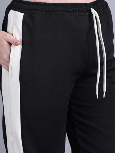 Image of Mack Jonney Colorblock| Relaxed Fit | Cotton Trackpant for Women-M53