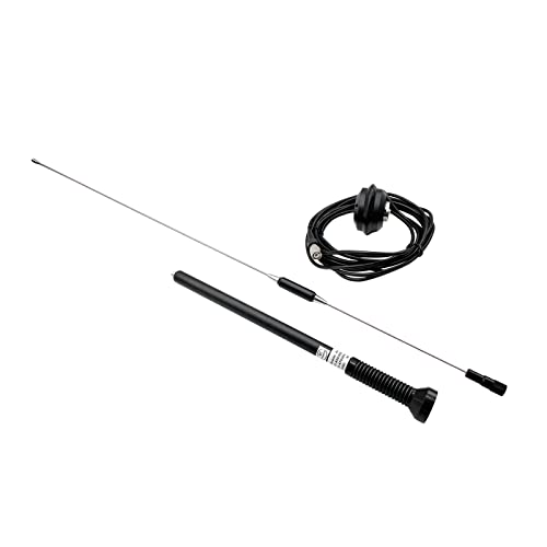 Radio Whip Antenna Freqency Range 450-470MHz & 5M TNC Connector Cable for GPS