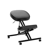 Himimi Kneeling Chair Ergonomic with Thick Memory Foam Cushion, Height Adjustable Office Stool, Knee Support Chair to Relieve Back Pain & Improve Posture, Brake Casters, for Home&Office - Image 6