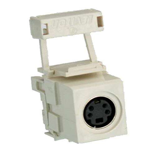 Leviton 40734-SVT S-Video femelle connecteur de type 110 amande clair