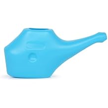 Economy, Light-Weight, Durable Neti Pot - Handy, Compact and Travel Friendly Dishwasher Safe eco Friendly Natural Treatment for Sinus and Congestion,-Blue 1 Pcs