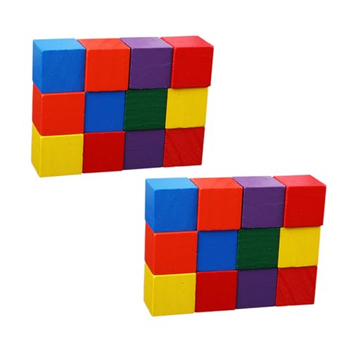 WESIEVYA Set De Bloques De Educativos Cubos De Apilamiento para Juguetes Didácticos De Juegos De Construcción para Desarrollo Infantil