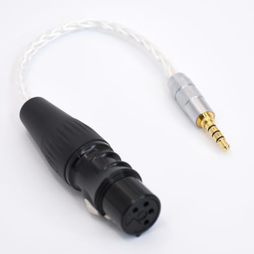 Cable adaptador de audio TRRS 3.5mm macho a XLR 4 pines hembra miniatura 3