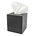 AuldHome Design Galvanized Tissue Box Cover; Square Distressed Farmhouse Vintage Style Decor Tissue Holder