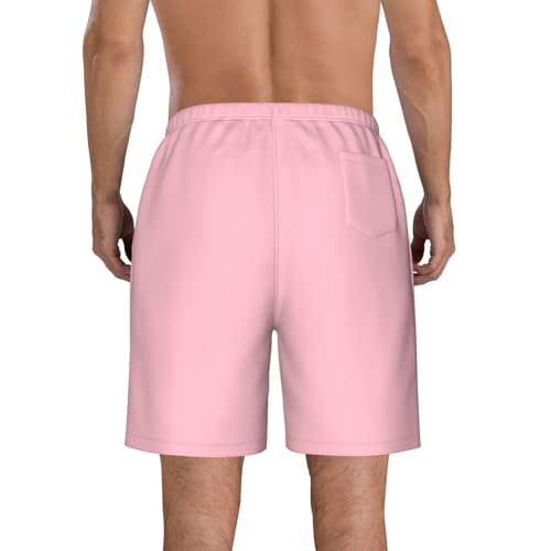 Natural Pink Men's Beach Pants-Quick-Dry & Comfortable Mens Beach Shorts for Men, Perfect for Surfing and Everyday Wear3