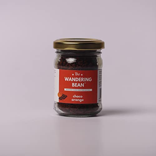 Image of The Wandering Bean Granule Blend Rich & Smooth Choco Orange Jar Instant Coffee (40Gm) Gift Festive, Best Gift Hamper