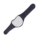 HOUDERCO Magnetic Neck Brace Self-Heating Tourmaline Support for Cervical Vertebra Protection Adjustable Neck Guard for Pain Relief and Stability Black