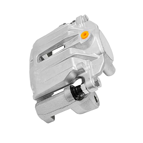 Image of Detroit Axle - Rear Brake Kit for 03-06 Chevy Silverado GMC Sierra 1500, Drilled & Slotted Disc Brake Rotors Brake Caliper 2003 2004 2005 2006 Replacement