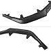 IKON MOTORSPORTS, Front Bumper Lip Compatible with 2020-2024 Toyota Corolla SE XSE 4-Door Sedan, Matte Black 3PC PP Polypropylene IKON Style Front Lip Lower Chin Spoiler Splitter