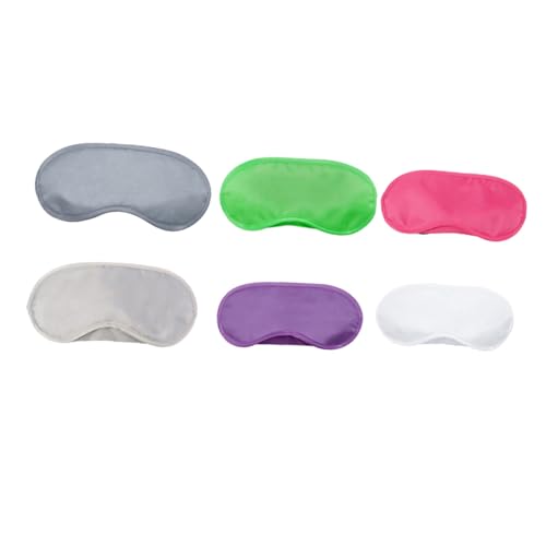 BIUDECO 25 piezas Antifaz de Dormir Multicolor con Bandas Elásticas Suave y Ligero para Mujeres y Hombres Máscara de Ojos de Poliéster Lavable y Cómoda para Viajes y Descanso