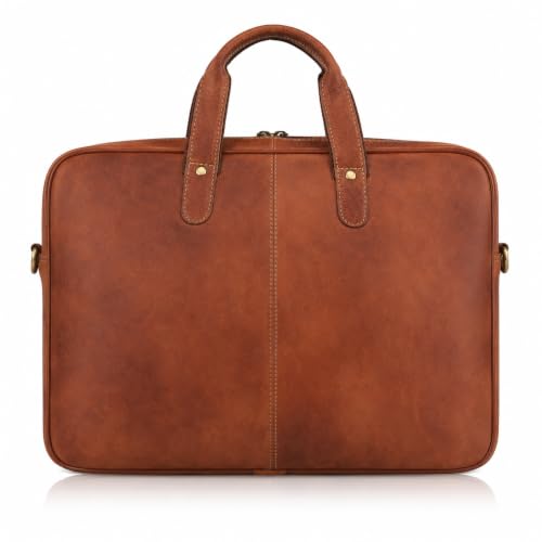 Image of WildHorn Leather Laptop Messenger Bag for Laptop /MacBook up to 15 inch| Padded Laptop Compartment |Office Bag I 365 Days Warranty