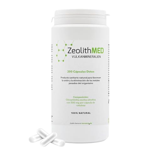 Zeolita MED 200 Cápsulas desintoxicantes