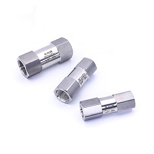 Clapet anti-retour évite inversion fluide inox SS304 vanne 1/2