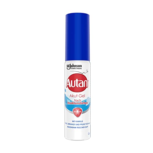 Autan Akut Gel zum Auftragen auf Körper und Gesicht nach Insektenstichen, mit Kamille und Aloe Vera, 25 ml