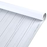 White Shiplap Bulletin Board Classroom Paper Backdorp Bulletin Board Roll Wood Grain Classroom Background for Teachers School Classroom Decoration
