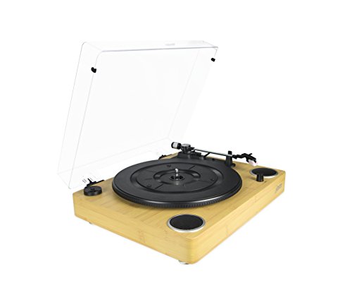 JAM platine vinyle avec hauts-parleurs intégrés et 3 vitesses de lecture - Les Beatles, Paul McCartney, John Lennon, RIngo Starr, George Harrison JAM platine vinyle avec hauts-parleurs intégrés et 3 vitesses de lecture – Image 3