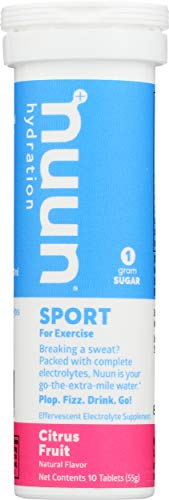 Nuun Bev Tube Tb, Blue, Citrus Fruit, 10 Count #TOP8