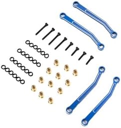 FCX24 Rc Car Parts Upgrade Parts Aluminum Chassis Link(Blue) for FMS RC Crawler 1/24 K5 Power Wagon