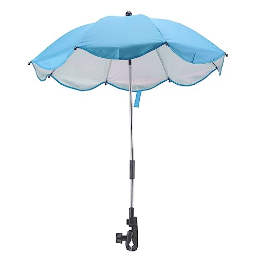 Parasol pour poussette idéal pour les balades d'été au parc en azur