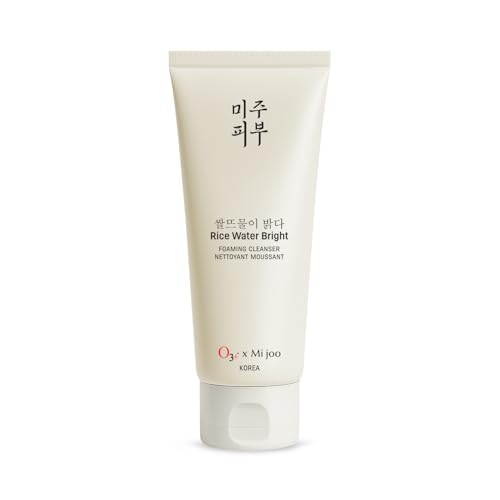 Image of O3+ Mijoo Korea Rice Water Bright Foaming Cleanser Face Wash With Rice Extracts for Exfoliation & Lauric Acid for Deep Cleansing | Suitable for Normal Skin | 100ml