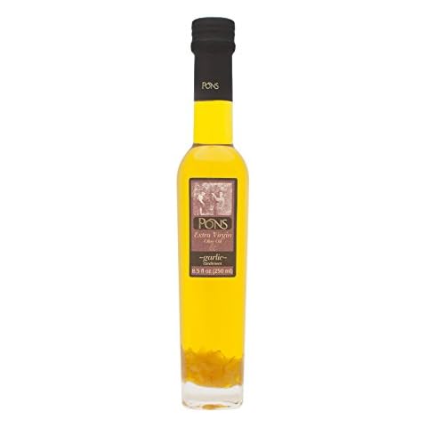 PONS Infused Extra Virgin Olive Oil w/Garlic - 8.5 oz (Pack of 2)_AB Cover