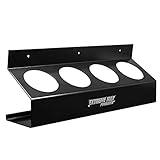 Extreme Max 5001.6162 Wall-Mount Aluminum Aerosol Storage Shelf for Enclosed Trailer Shop Garage Storage - 4-Can Capacity, Black