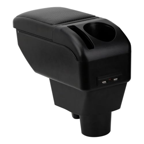 Doppio spazio di archiviazione，quattro porte USB e due porte Type-C. Portabicchieri scheletrico e tasca per cellulare.