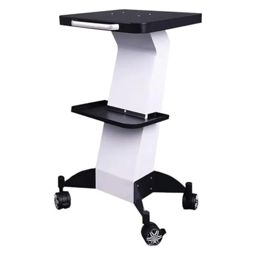 Carrito Peluqueria Carro de salón Carro para Equipos de Belleza Carro para SPA con Ruedas silenciosas Bandeja para Instrumentos de peluquería Carrito Auxiliar con Ruedas