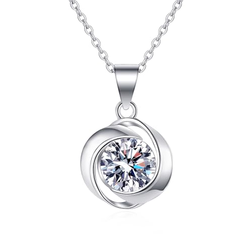 Collier moissanite minimaliste argent 925 pour sublimer votre style quotidien