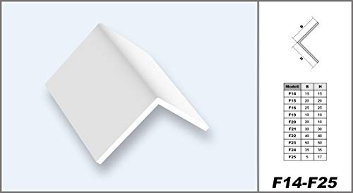 2 meter | Hoekbalk | PVC | Kunststof | Effector | 25x25mm | F16 - Image 3