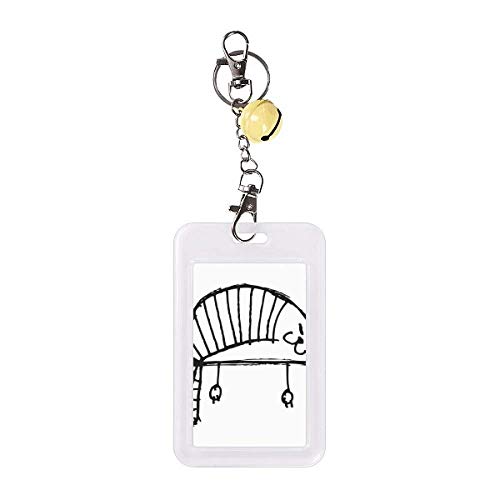 Badge de protection pour carte de crédit Lazy Stripe chat jaune