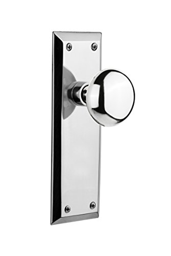 Nostalgic Warehouse New York Door Knob with Plate