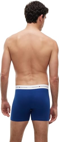 Tommy Hilfiger Men 3P Boxer Brief UM0UM03892 Boxer Brief, RED (Alaskan Green/Black/Noble Blue), XXL – Ansicht 2
