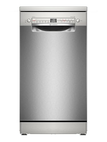 Bosch SPS2HKI58E Serie 2, Lavastoviglie Smart da libera installazione, Cestelli personalizzabili, Motore EcoSilence Drive, 10 coperti, Acciaio, 45 cm.