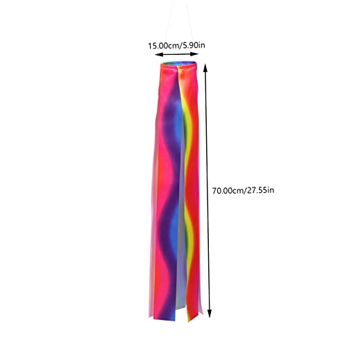Dragon windsock avec structure colorée pour décoration extérieure de Noël - 7