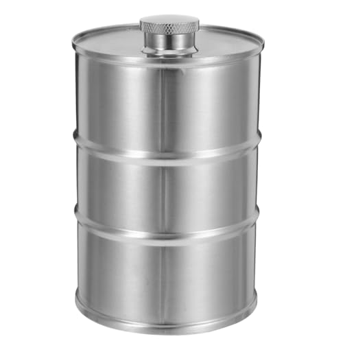 Cabilock Beer Barrel Flask 750ml Portable Liquor Flask Stainless Steel Ideal for Camping Travel