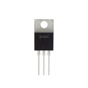 Electronic Spices SR1680C 80V,TO-220AB Schottky Barrier Rectifiers Pack of 5pcs