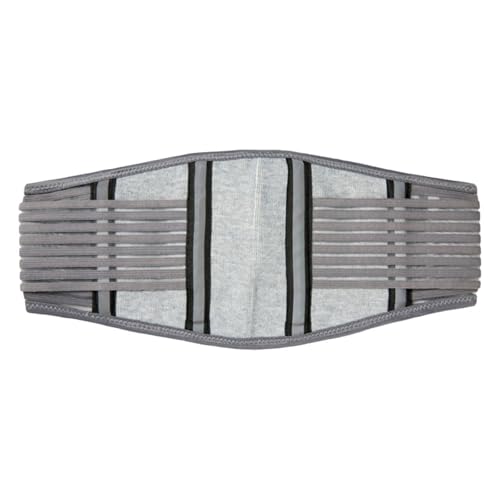 Faja lumbar CALLARON soporte ergonómico cintura plata gris