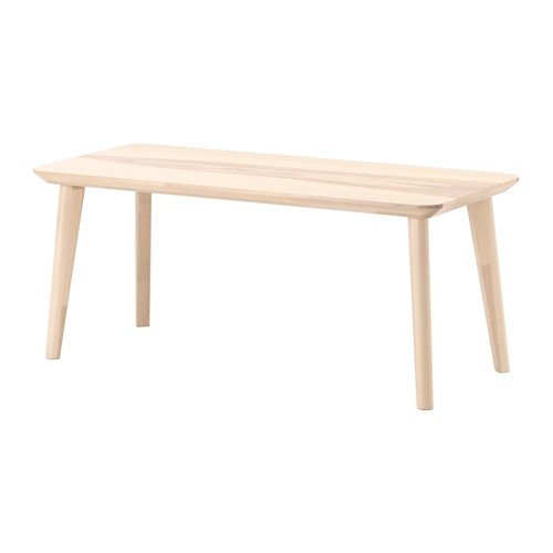 Ikea lisabo mesa de fresno Chapa; (118 x 50 cm)