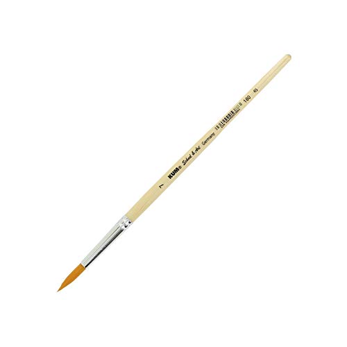 KUM 514.17.19 – Synthetic Brush Pointed, School & Art RS #7, Pack of 1