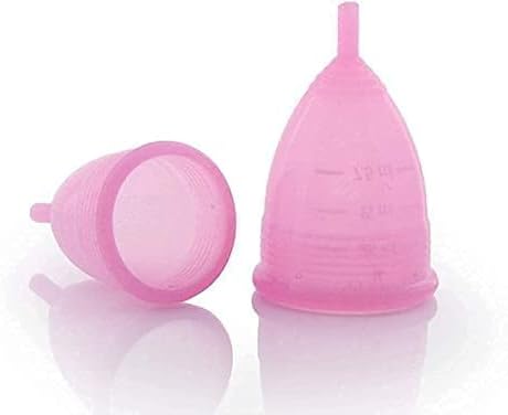 Secure Branded Menstrual Cup for Women Medium Size with Pouch Ultra Soft and Flexible,Odour and Rash Free 100% Medical Grade Silicone No Leakage Protection for Up to 8-10 Hours (Run Yoga Swimming).