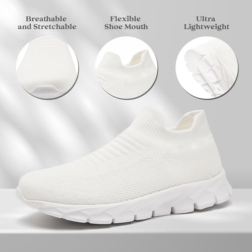 Image of Running Shoes for Men Womens Walking Tennis Gym Sneakers Slip On Comfortable Lightweight Athletic Workout Fashion Sports Shoes