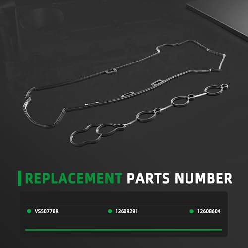 Image of Valve Cover Gasket Set VS50778R for Buick Allure /Lacrosse /Regal /Verano, for Chevy Captiva Sport /Equinox /Malibu /Orlando /Cobalt /HHR, for GMC Terrain, for Pontiac Solstice, 2008-2016, 2.0L 2.4L