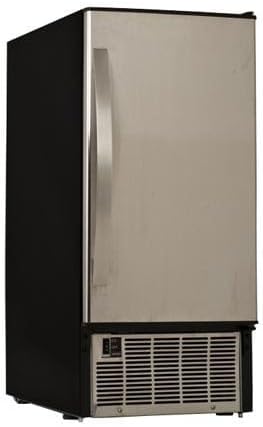 Miniatura 2 de EdgeStar IB450SS - Máquina de hielo transparente para debajo de la encimera de 50 libras, 15 pulgadas de ancho, acero inoxidable
